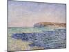 Shadows on the Sea - the Cliffs at Pourville-Claude Monet-Mounted Giclee Print