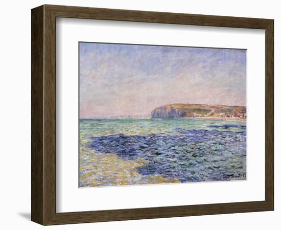 Shadows on the Sea - the Cliffs at Pourville-Claude Monet-Framed Giclee Print