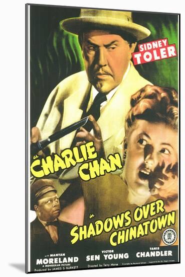 Shadows Over Chinatown, 1946-null-Mounted Art Print