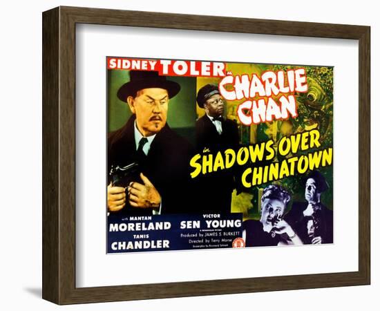 Shadows Over Chinatown-null-Framed Premium Giclee Print