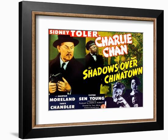 Shadows Over Chinatown-null-Framed Premium Giclee Print