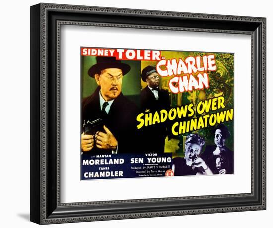 Shadows Over Chinatown-null-Framed Premium Giclee Print