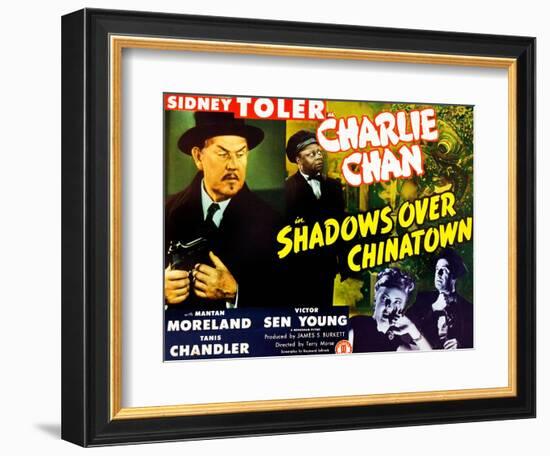 Shadows Over Chinatown-null-Framed Premium Giclee Print