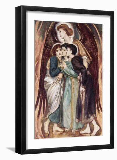 Shadrach, Meshach and Abednego in the Fiery Furnace-Simeon Solomon-Framed Giclee Print