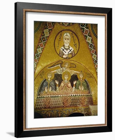 Shadrach, Meshach and Abednego, the Three Youths in the Fiery Furnace of Nebuchadnezzer, 11th CE-null-Framed Giclee Print