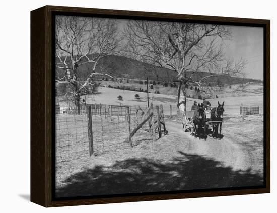 "Shadwell", Birthplace of Thomas Jefferson-null-Framed Premier Image Canvas