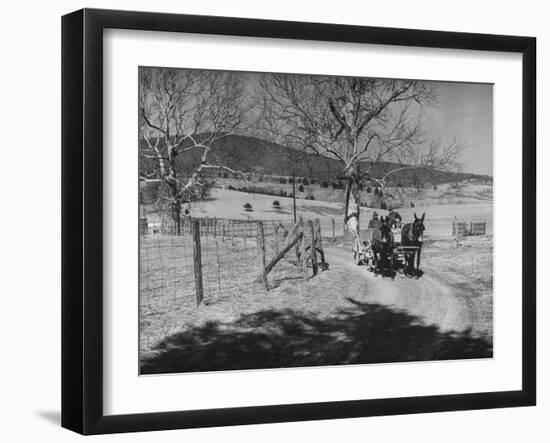 "Shadwell", Birthplace of Thomas Jefferson-null-Framed Photographic Print