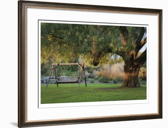 Shady Garden Retreat-Donald Paulson-Framed Giclee Print