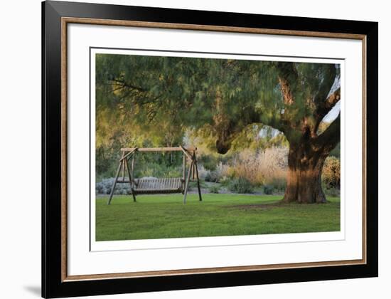 Shady Garden Retreat-Donald Paulson-Framed Giclee Print