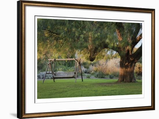 Shady Garden Retreat-Donald Paulson-Framed Giclee Print