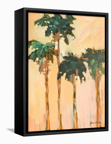 Shady Palms-Jane Slivka-Framed Stretched Canvas