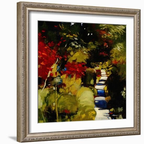 Shady Side-Lou Wall-Framed Giclee Print