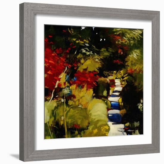 Shady Side-Lou Wall-Framed Giclee Print