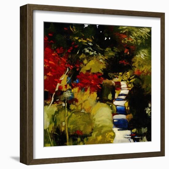 Shady Side-Lou Wall-Framed Giclee Print