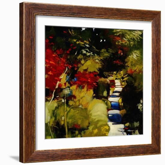 Shady Side-Lou Wall-Framed Giclee Print