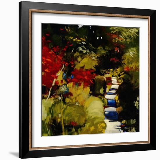 Shady Side-Lou Wall-Framed Giclee Print