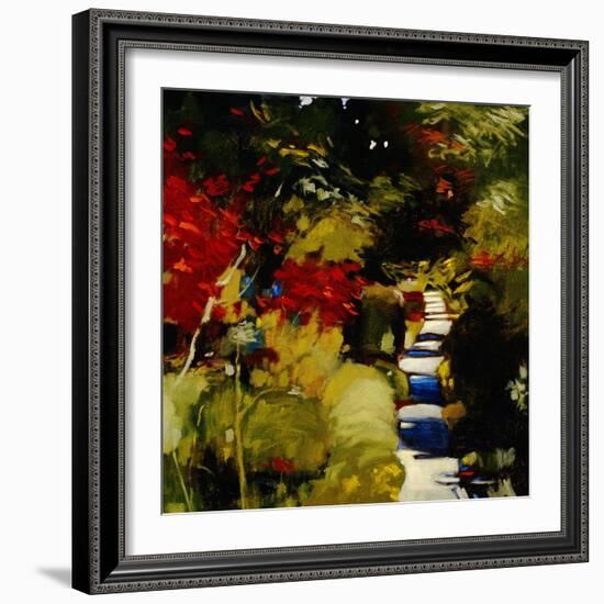 Shady Side-Lou Wall-Framed Giclee Print