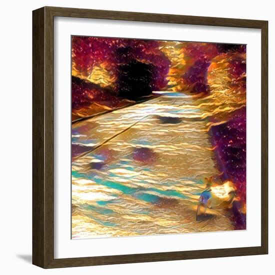 Shady View Walk-Sarah Butcher-Framed Art Print