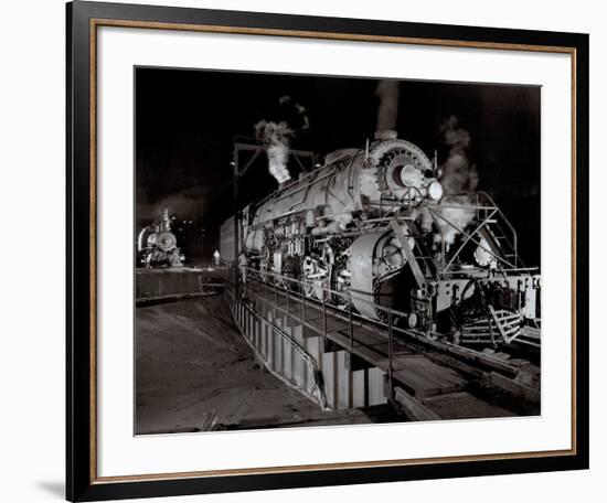 Shaffer's Crossing-O^ Winston Link-Framed Art Print