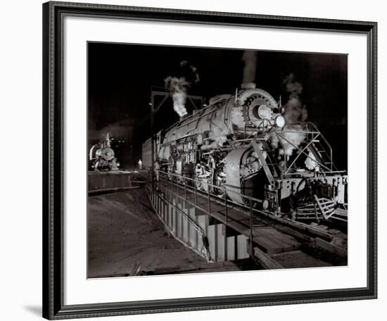 Shaffer's Crossing-O^ Winston Link-Framed Art Print