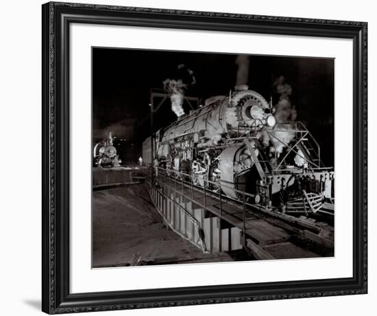 Shaffer's Crossing-O^ Winston Link-Framed Art Print