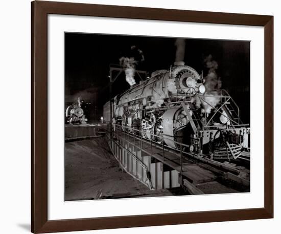 Shaffer's Crossing-O^ Winston Link-Framed Art Print