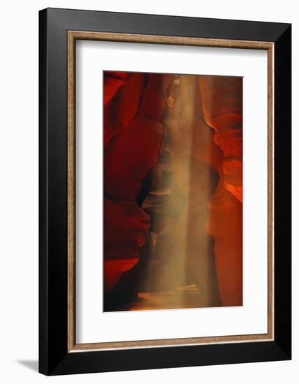 Shaft of Light, Upper Antelope Canyon, Page, Arizona, USA-Michel Hersen-Framed Photographic Print