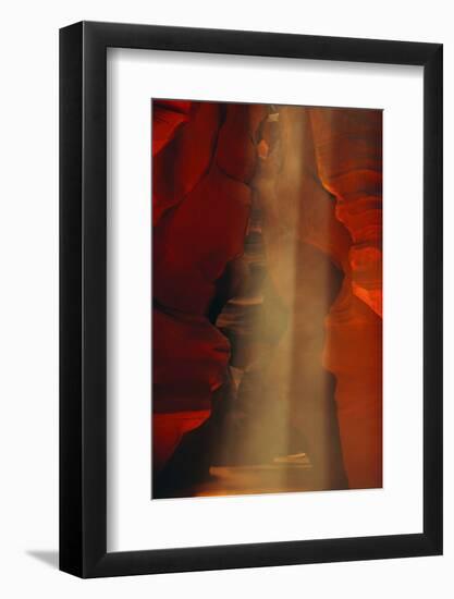 Shaft of Light, Upper Antelope Canyon, Page, Arizona, USA-Michel Hersen-Framed Photographic Print