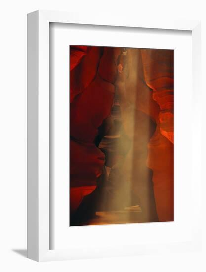 Shaft of Light, Upper Antelope Canyon, Page, Arizona, USA-Michel Hersen-Framed Photographic Print