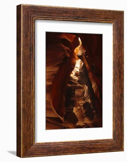 Shaft of Light, Upper Antelope Canyon, Page, Arizona, USA-Michel Hersen-Framed Photographic Print