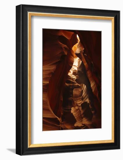 Shaft of Light, Upper Antelope Canyon, Page, Arizona, USA-Michel Hersen-Framed Photographic Print