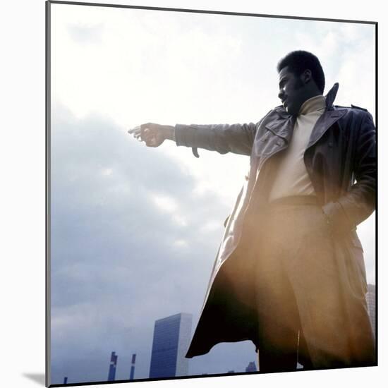 Shaft, Richard Roundtree, 1971-null-Mounted Photo