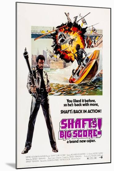 Shaft's Big Score!-null-Mounted Art Print