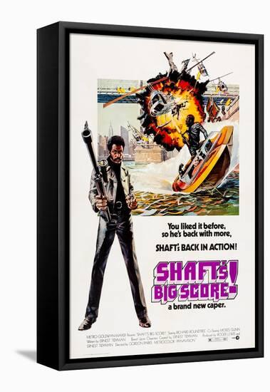 Shaft's Big Score!-null-Framed Stretched Canvas