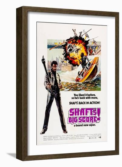 Shaft's Big Score!-null-Framed Art Print