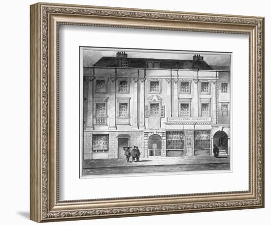 Shaftesbury House, Aldersgate Street, City of London, 1800-John King-Framed Giclee Print