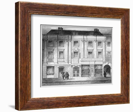 Shaftesbury House, Aldersgate Street, City of London, 1800-John King-Framed Giclee Print