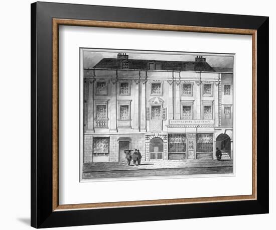 Shaftesbury House, Aldersgate Street, City of London, 1800-John King-Framed Giclee Print