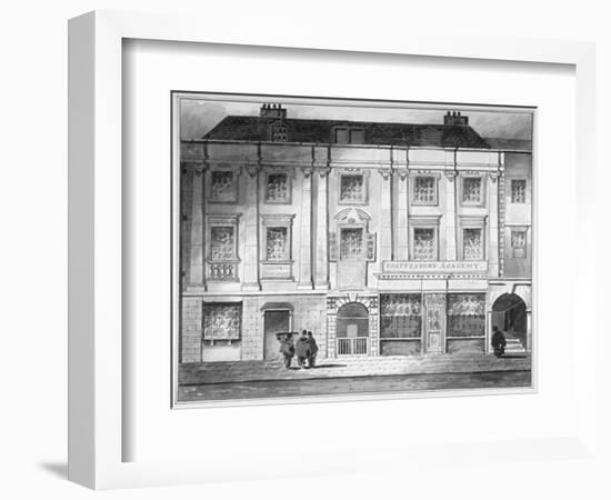 Shaftesbury House, Aldersgate Street, City of London, 1800-John King-Framed Giclee Print