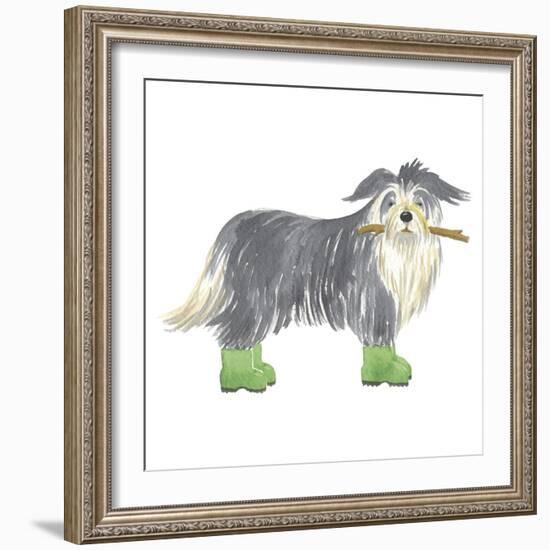 Shaggy Dog I-Kate Mawdsley-Framed Giclee Print