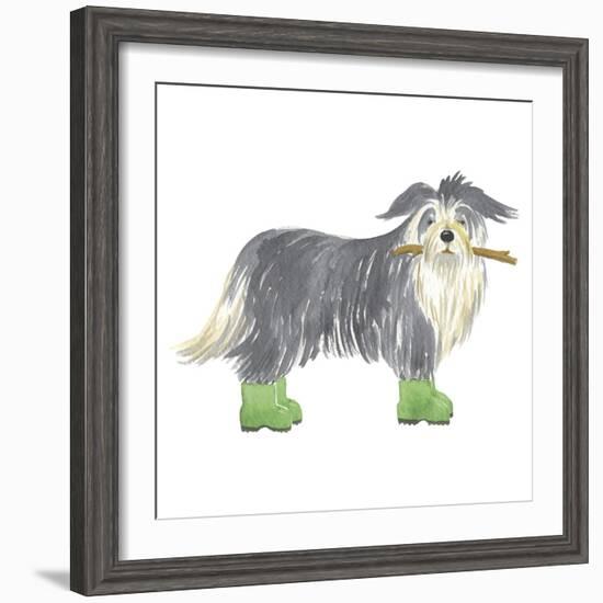 Shaggy Dog I-Kate Mawdsley-Framed Giclee Print