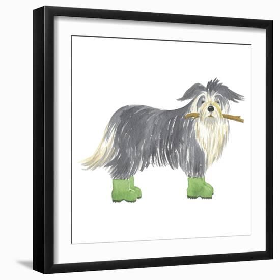 Shaggy Dog I-Kate Mawdsley-Framed Giclee Print