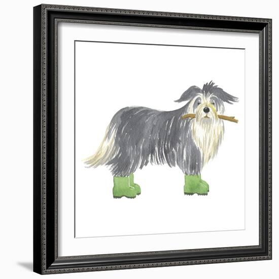 Shaggy Dog I-Kate Mawdsley-Framed Giclee Print