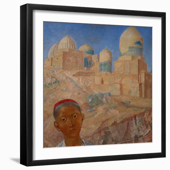 Shah-I-Zinda in Samarkand, 1921-Kosjma Ssergej Petroff-Wodkin-Framed Giclee Print