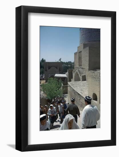 Shah-I Zindeh group of mausoleums, 14th century. Artist: Unknown-Unknown-Framed Photographic Print