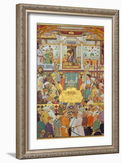 Shah-Jahan, Between 1640 and 1650-Bichitr-Framed Giclee Print