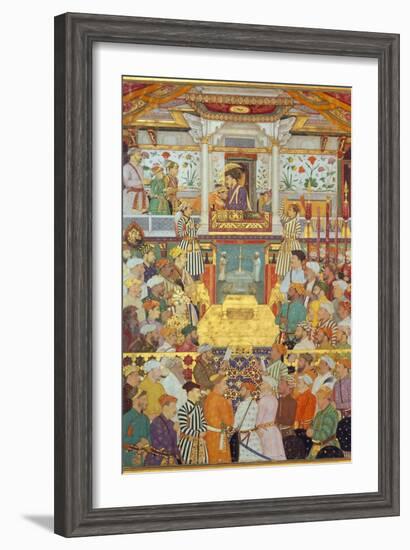 Shah-Jahan, Between 1640 and 1650-Bichitr-Framed Giclee Print