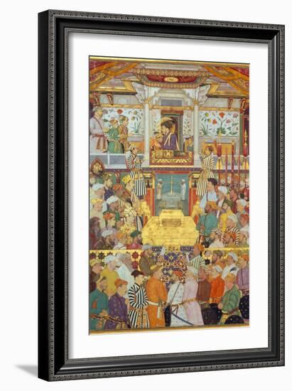 Shah-Jahan, Between 1640 and 1650-Bichitr-Framed Giclee Print