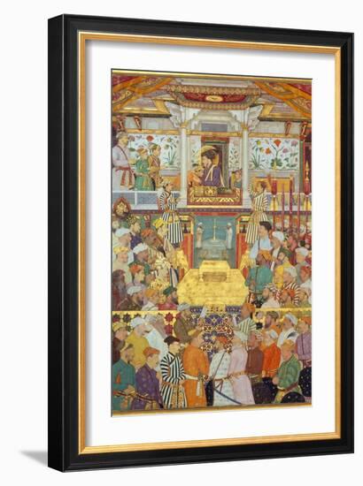 Shah-Jahan, Between 1640 and 1650-Bichitr-Framed Giclee Print