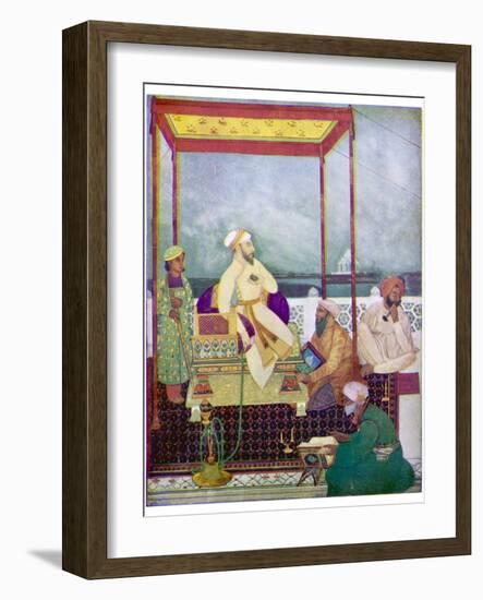 Shah Jahan I Mughal Emperor of India from 1628 to 1658 Known in His Youth as Prince Khurram-Abanindro Nath Tagore-Framed Photographic Print